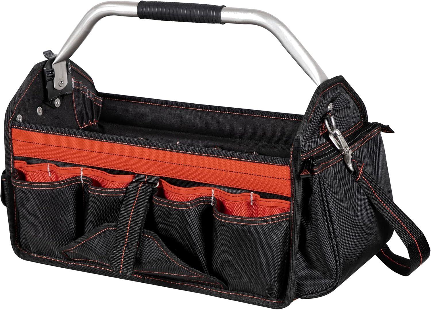 Hultafors  Work Gear HT5597 Open-Top Tool Carrier - Black - Premium