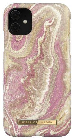 iDeal of Sweden  Printed Phone Case for iPhone 11 - Golden Blush Marble - Brand New