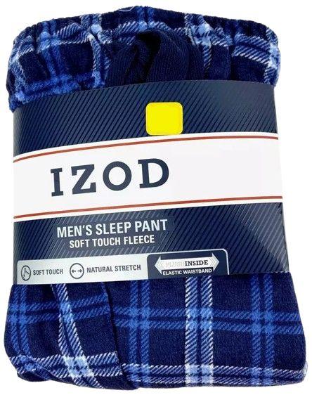 Izod  Men's Fleece Sleep Pant S/P - Navy - Brand New