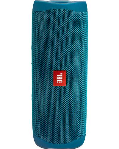 JBL  Flip 5 Eco Edition Portable Speaker - Ocean Blue - Good