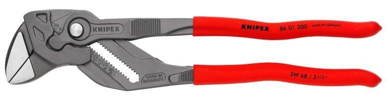Knipex  86 01 300 12" Pliers Wrench - Black/Red - Premium