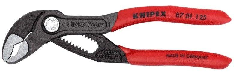 Knipex  87 01 125 5" Cobra Water Pump Pliers - Black/Red - Premium