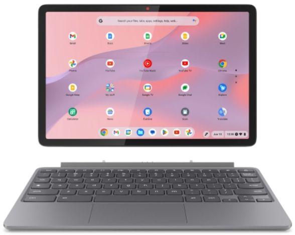 Lenovo Chromebook Duet (Gen 9) Laptop 10.95" - MediaTek Kompanio 838 2.6GHz - 128GB - Luna Grey - 8GB RAM - 10.95 Inch - Excellent