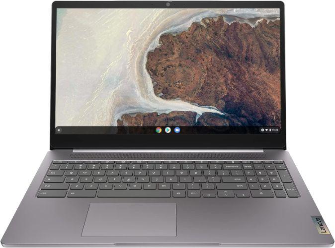 Lenovo IdeaPad 3 Chromebook 15IJL6 Laptop 15.6" - Intel Celeron® N4500 1.1GHz - 64GB - Arctic Grey - 4GB RAM - 15.6 Inch - Acceptable