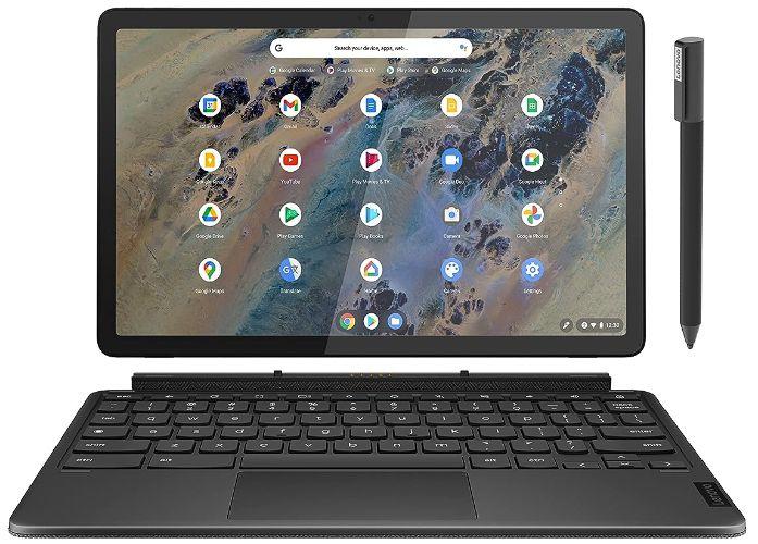 Lenovo IdeaPad Duet Chromebook Laptop 10.1" - MediaTek Helio P60T 2.0GHz - 128GB - Iron Gray - 4GB RAM - 10.1 Inch - Excellent