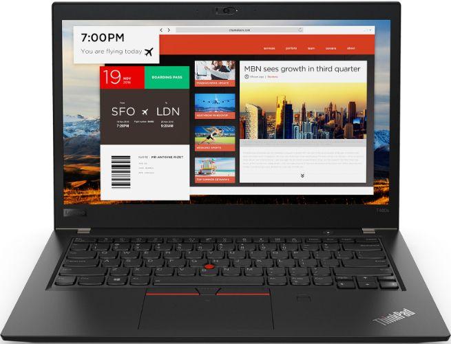 Lenovo ThinkPad T480s Laptop 14" - Intel Core i5-8350U 1.7GHz - 256GB - Black - 8GB RAM - 14 Inch - Acceptable