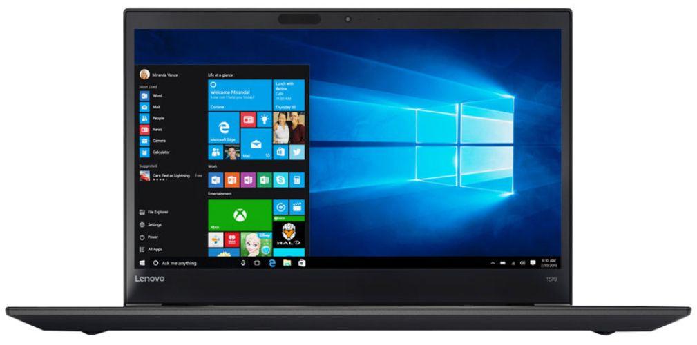 Lenovo ThinkPad T570 Laptop 15.6" - Intel Core i7-6600U 2.60GHz - 256GB - Black - 16GB RAM - 15.6 Inch - Good