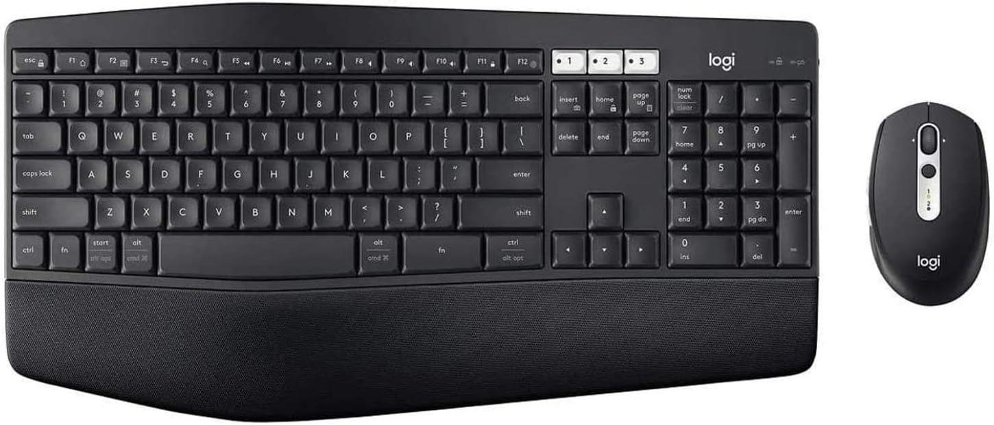 Logitech  MK825 Wireless Keyboard/ Mouse Combo - Black - Acceptable