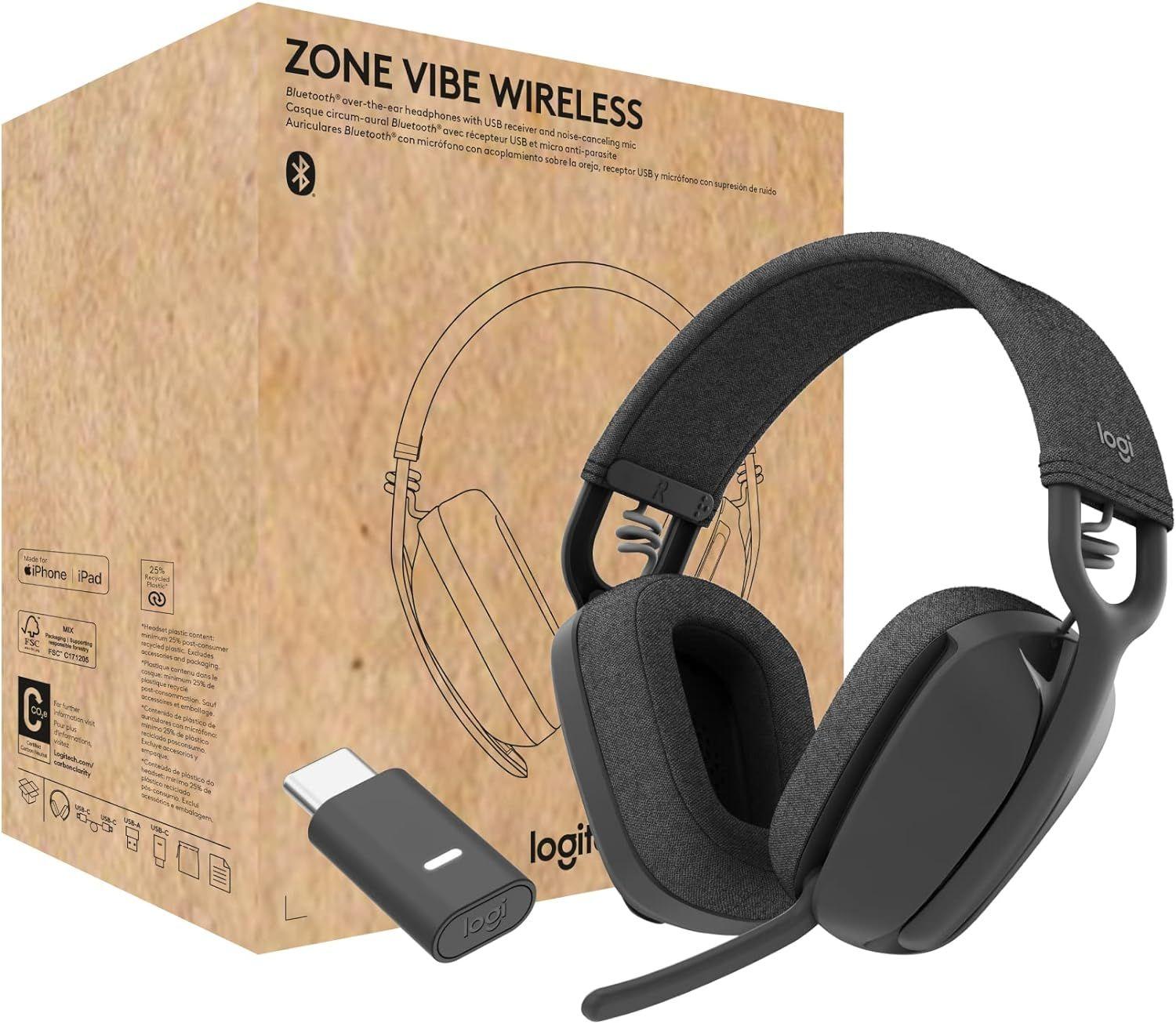 Logitech  Zone Vibe Wireless - Black - Excellent - Microsoft Version