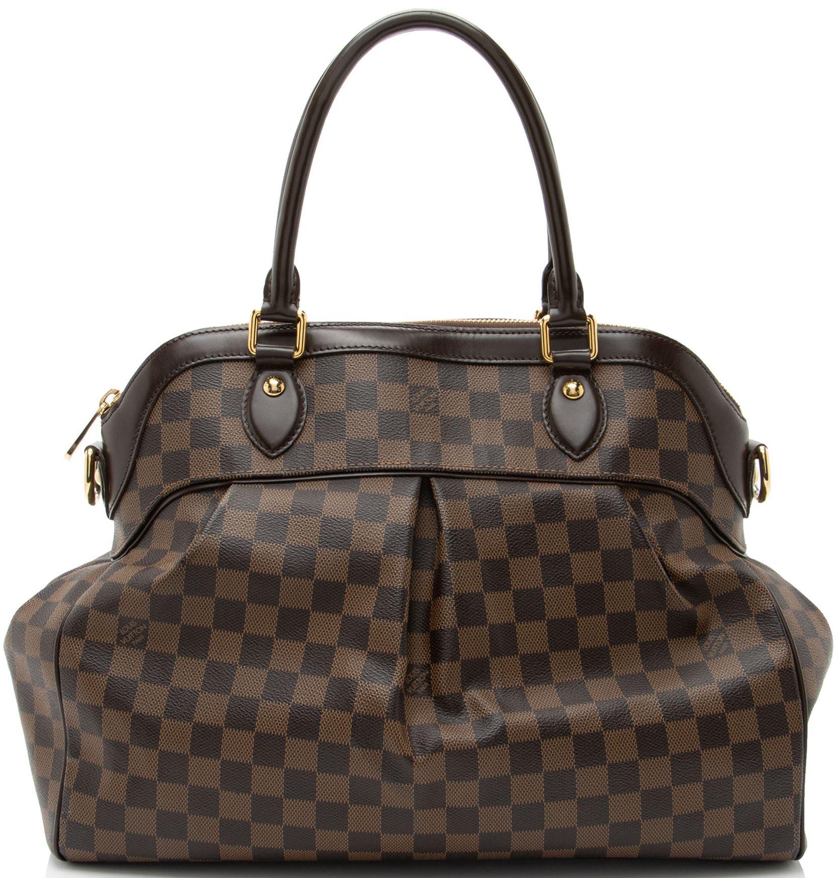 Louis Vuitton  Damier Ebene Trevi GM Satchel - Brown - Coated Canvas - Excellent