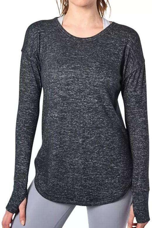 Member's Mark  Women's Soft Modal Heather Top (XL) - Charcoal - Brand New