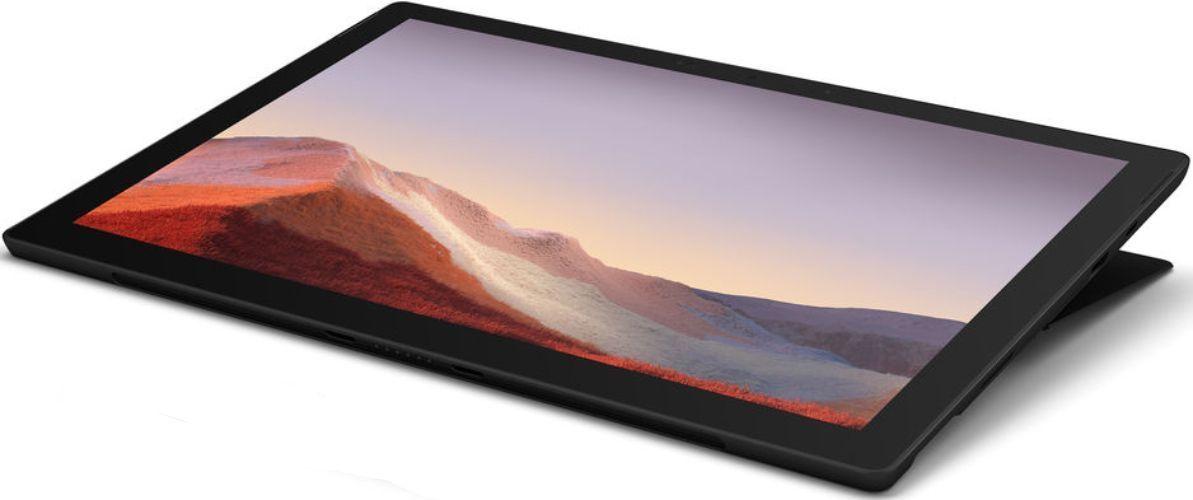 Microsoft Surface Pro 7 with Surface Pro Type Cover - 256GB - WiFi - Intel Core i5-1035G4 1.1GHz - 16GB RAM - Matte Black/Black