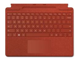 Microsoft Surface Pro 7 with Surface Pro Type Cover - 128GB - WiFi - Intel Core i5-1035G4 1.1GHz - 8GB RAM - Platinum/Red