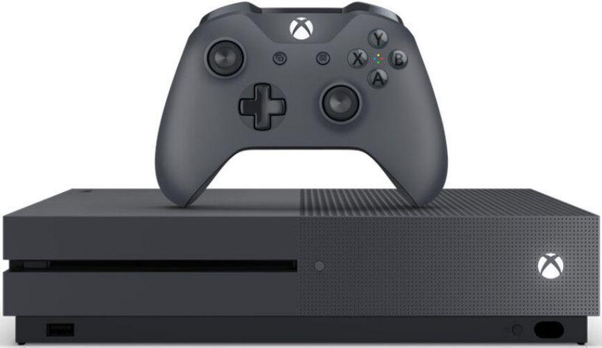Microsoft  Xbox One S Gaming Console (Disc Edition) - 500GB - Storm Grey - Excellent