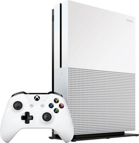 Microsoft Xbox One S Gaming Console (Disc Edition) 500GB in Robot White in Good condition