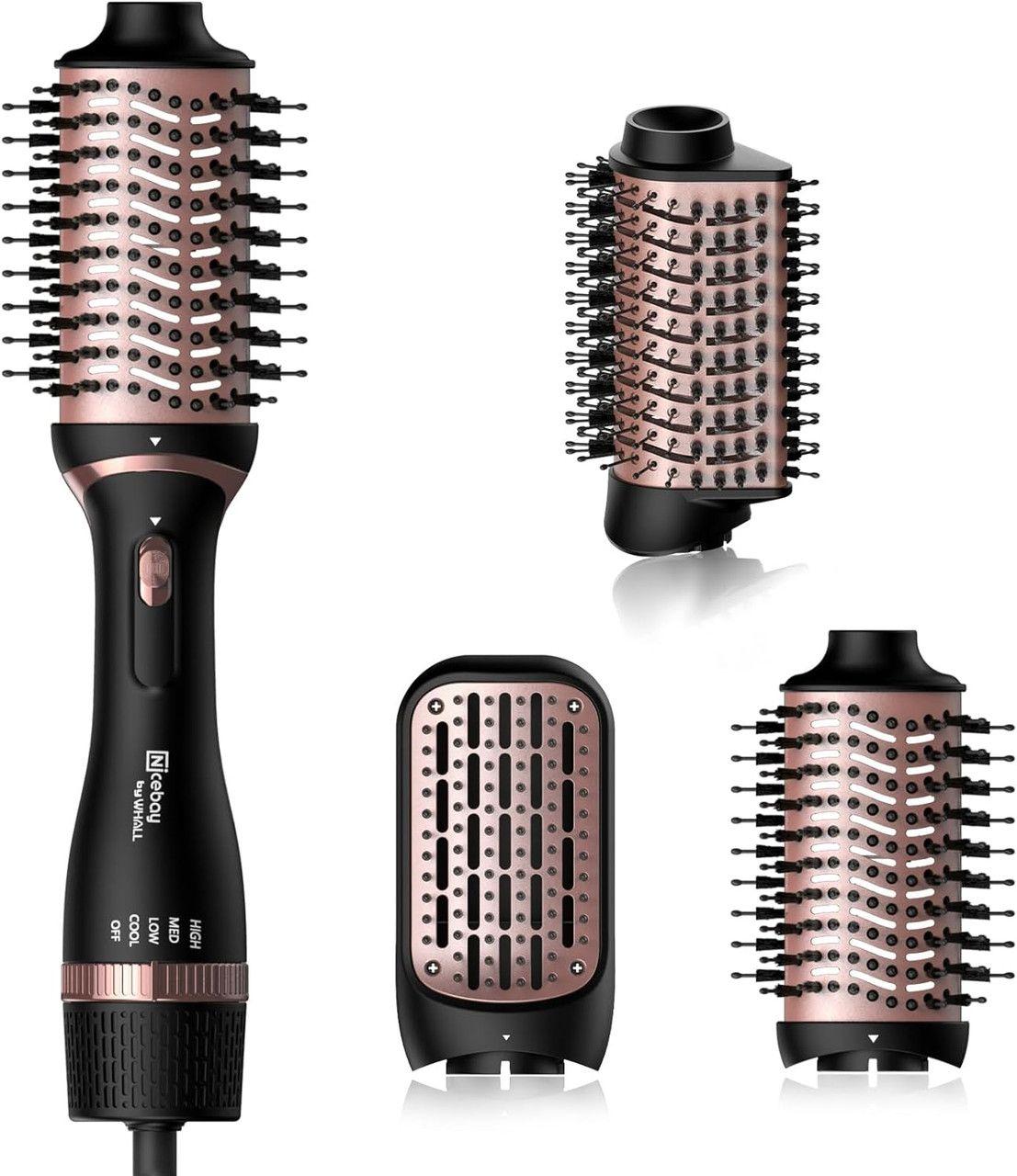 Nicebay  HB-821 Hair Dryer Brush - Black/Rose Gold - Excellent