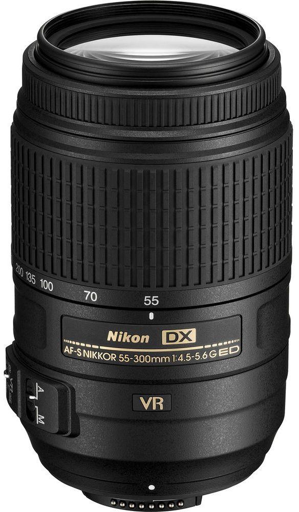 Nikon  AF-S DX NIKKOR 55-300mm f/4.5-5.6G ED VR Lens - Black - Excellent