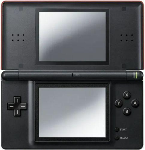 Nintendo DS Lite Handheld Gaming Console in Crimson/Black in Excellent condition