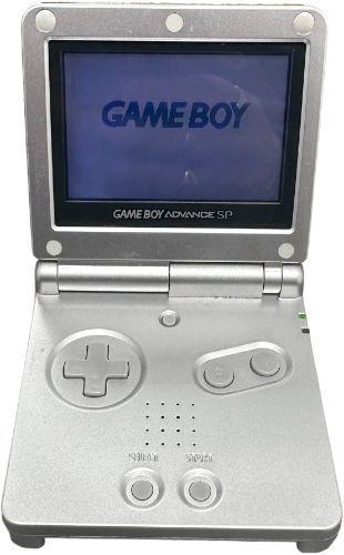 Nintendo Game Boy Advance SP Gaming Console in Silver in Excellent condition