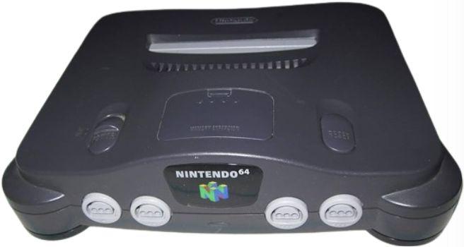 Nintendo  N64 Gaming Console - Black - Excellent