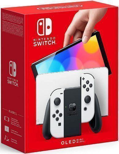 Nintendo Switch OLED Model Handheld Gaming Console 64GB in White in Good condition