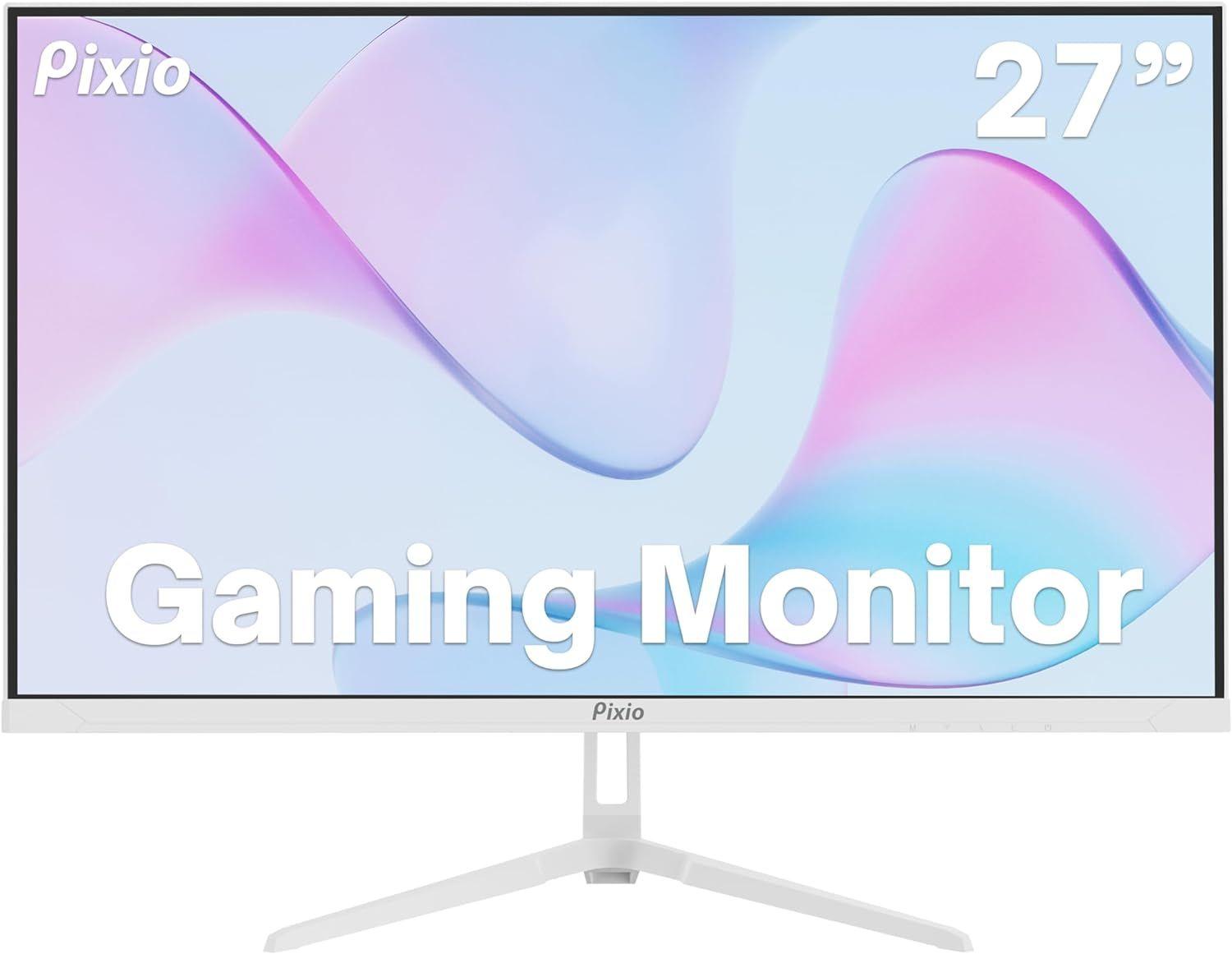 Pixio  PX278 Wave Gaming Monitor 27" - White - 27 Inch - Excellent