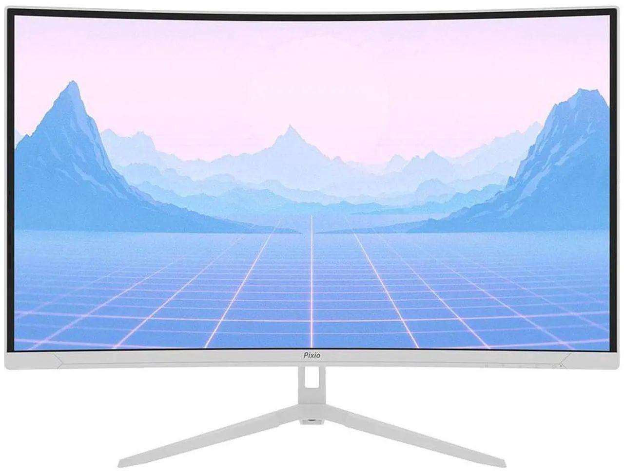 Pixio  PXC278 Wave Curved Gaming Monitor 27" - White - 27 Inch - Excellent
