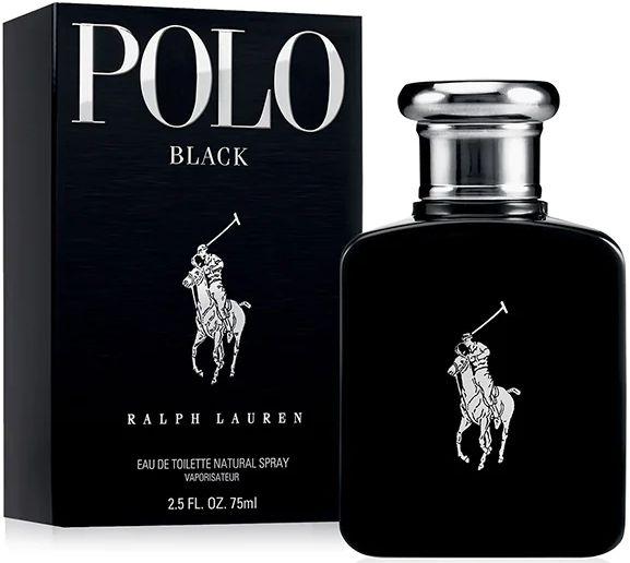 Ralph Lauren  Polo Black Eau De Toilette 75ml - Default - Excellent