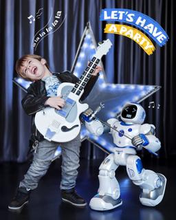 Ruko 1088 Large Smart Robots for Kids - Blue