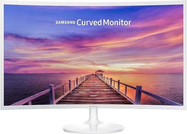 Samsung CF391 Curved LED Monitor in White in Excellent condition