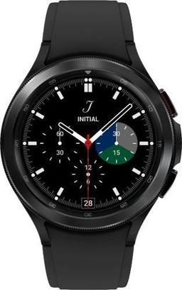 Samsung Galaxy Watch4 (Bluetooth + LTE) - 16GB - 46mm - Black Classic (Stainless Steel) Case with Black Fluoroelastomer Sport Band