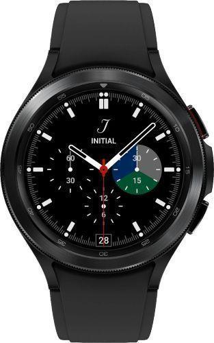 Samsung Galaxy Watch4 (Bluetooth + LTE) - 16GB - 46mm - Black Classic (Stainless Steel) Case with Black Fluoroelastomer Sport Band