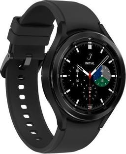 Samsung Galaxy Watch4 (Bluetooth + LTE) - 16GB - 46mm - Black Classic (Stainless Steel) Case with Black Fluoroelastomer Sport Band