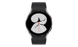 Samsung Galaxy Watch4 (Bluetooth + LTE) - 16GB - 44mm - Silver Aluminum Case with Black Fluoroelastomer Sport Band