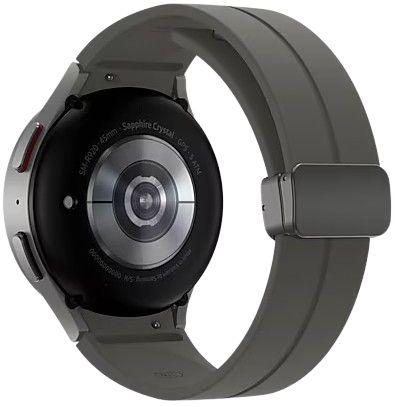 Samsung Galaxy Watch5 Pro (Bluetooth) - 16GB - 45mm - Gray Titanium Titanium Case with Gray Titanium Silicone