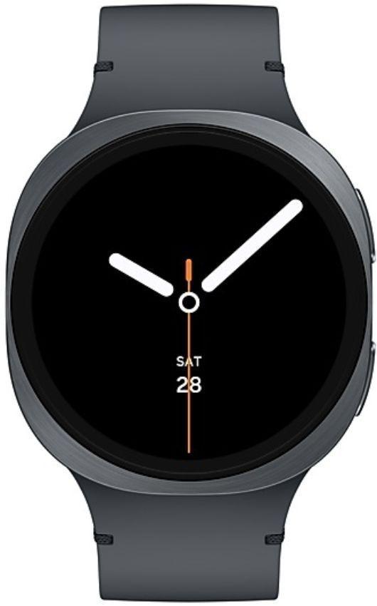 Galaxy Watch8 (Bluetooth + LTE) - 32GB - 40mm - Graphite Aluminum Case with Graphite Nitril + Nylon + Rubber Sport Band - Small/Medium Size