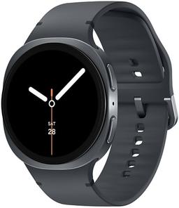 Galaxy Watch8 (Bluetooth + LTE) - 32GB - 40mm - Graphite Aluminum Case with Graphite Nitril + Nylon + Rubber Sport Band - Small/Medium Size