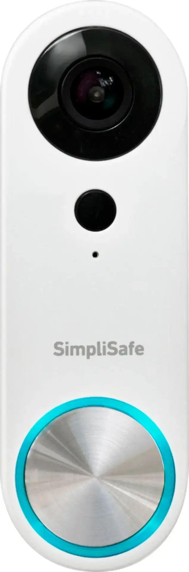 SimpliSafe  Wired Video Doorbell Pro - White - Excellent