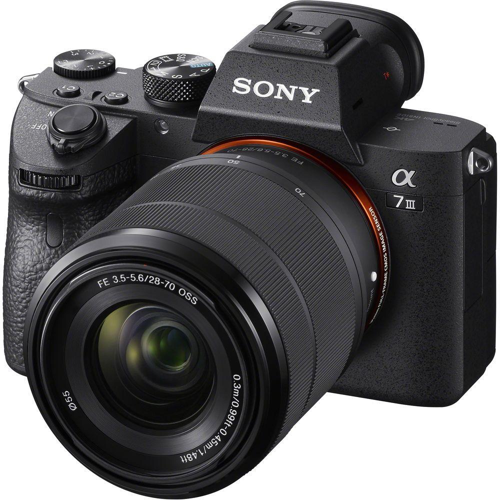 Sony  a7 III Mirrorless Camera with 28-70mm Lens - Black - Premium