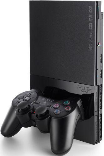 Sony Playstation 2 Slim Gaming Console - Black - Excellent