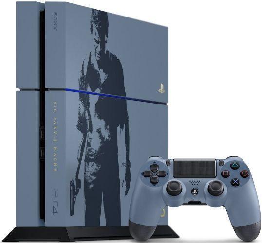 Sony PlayStation 4 Gaming Console 500GB in Uncharted 4 Limited Edition in Good condition