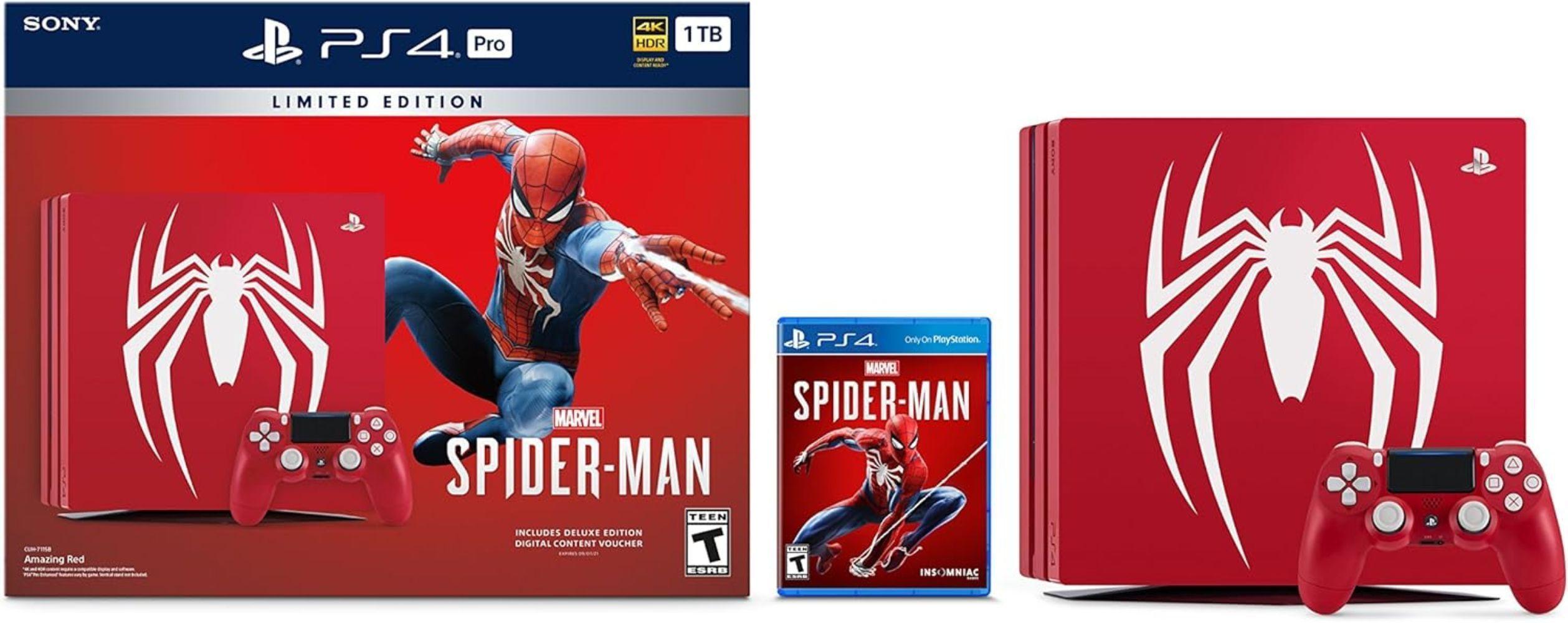 Sony PlayStation 4 Pro Gaming Console - 1TB - Marvel's Spider-Man: Game of The Year Edition Bundle