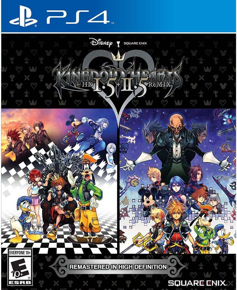 Sony  PS4 Kingdom Hearts HD 1.5 + 2.5 ReMIX Video Game - Blue - Acceptable