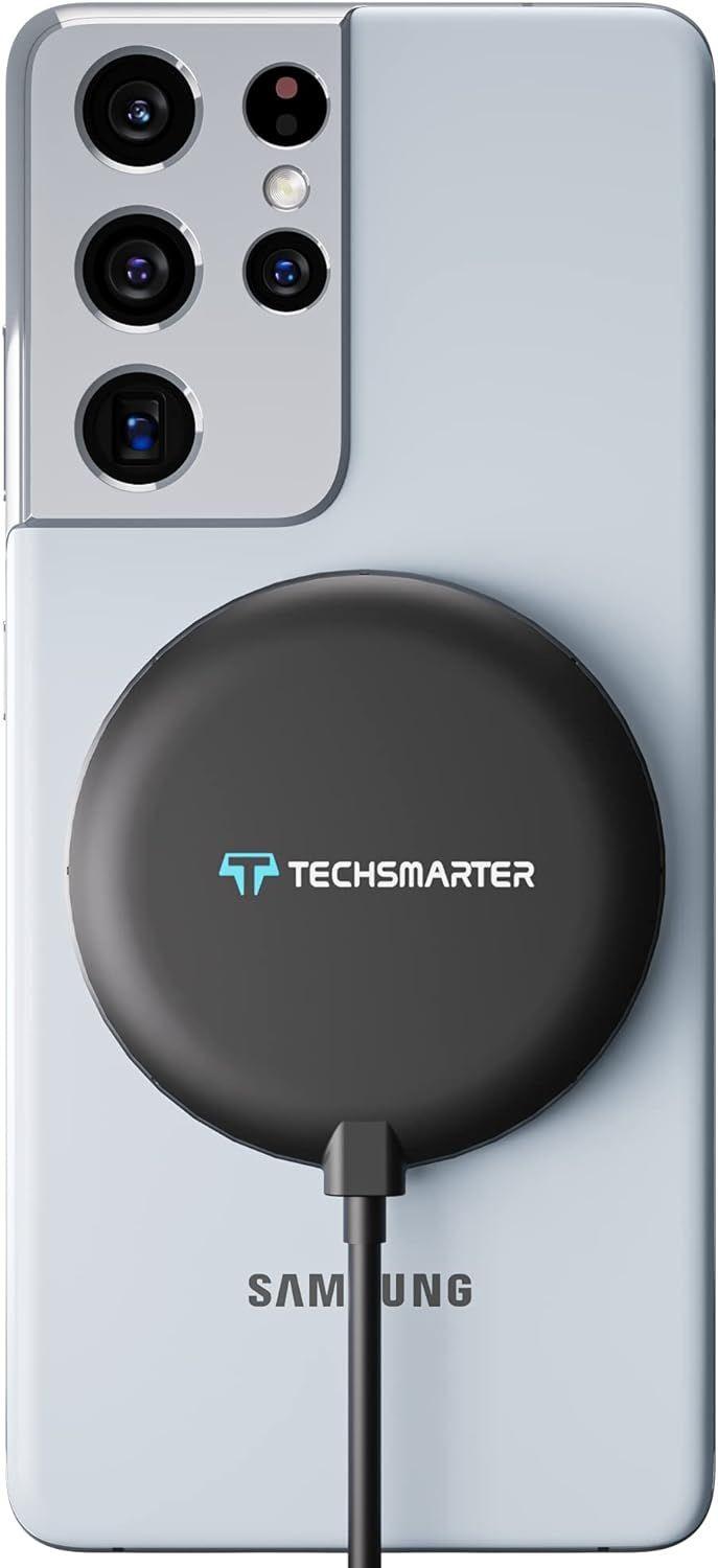 Techsmarter  TSWireless 15W Charger Pad Suction - Black - Premium