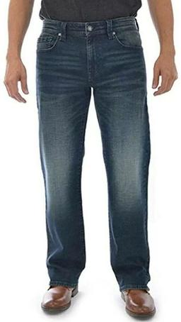T.K. Axel Men's Slim Boot Stretch Denim - 34L Length - 32W - Water