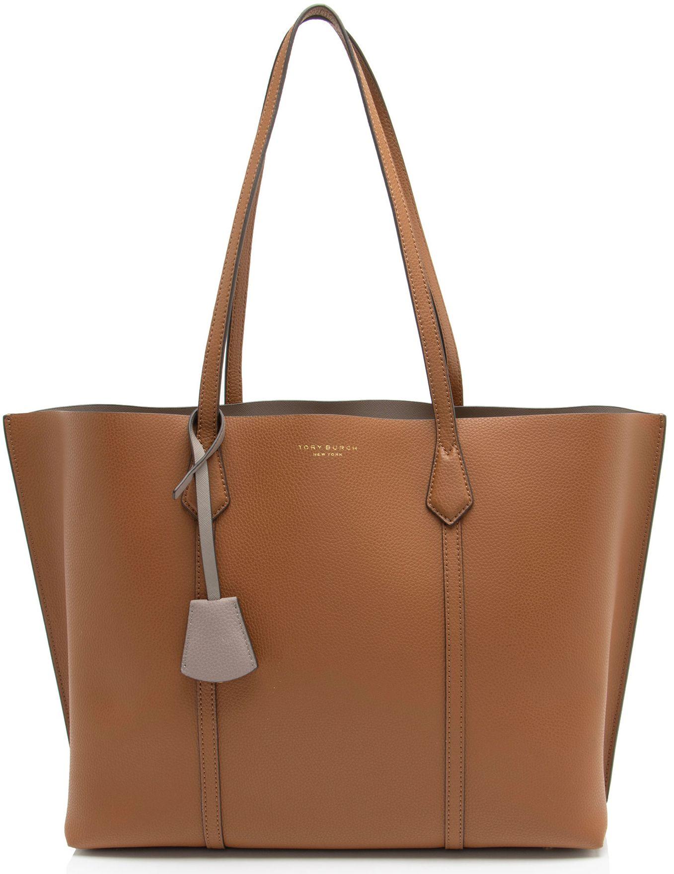 Tory Burch  Leather Perry Triple Compartment Tote - Brown - Leather - Excellent