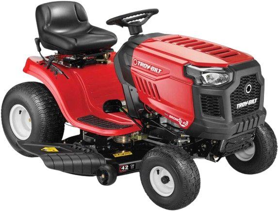 Troy-Bilt  13A878BSA23 Bronco 42 Riding Lawn Mower 42" - Red - Excellent