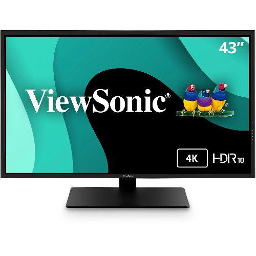 ViewSonic  VX4381-4K 4K UHD Monitor 43" - Black - Excellent