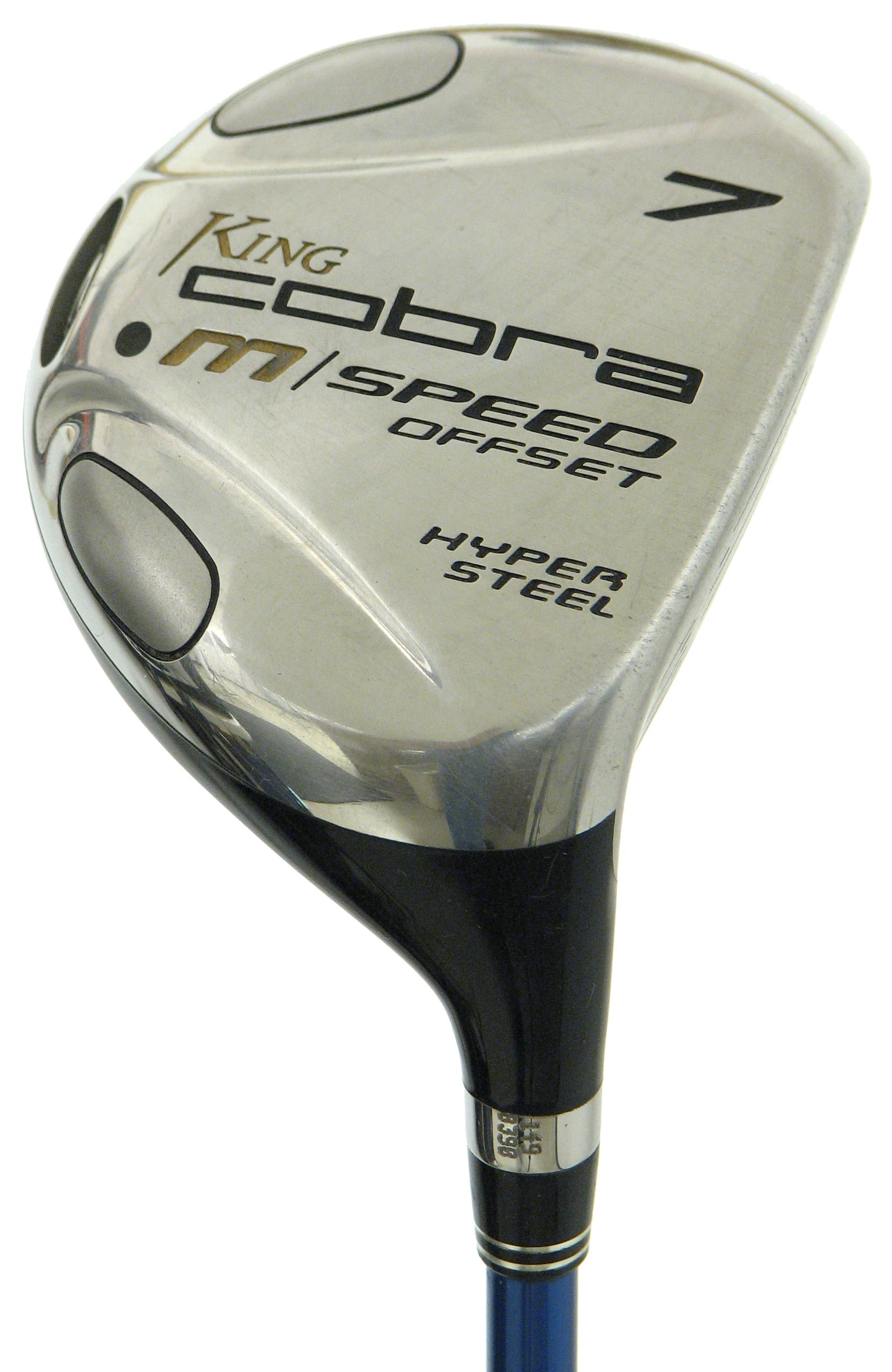 Cobra M Speed Offset Fairway Wood - Cobra Aldila NV M Speed Tuned 50 Shaft - 5 Wood - Right Handed - Regular Flex - Standard Length - 18 Loft - Standard Lie Angle - Men - Good