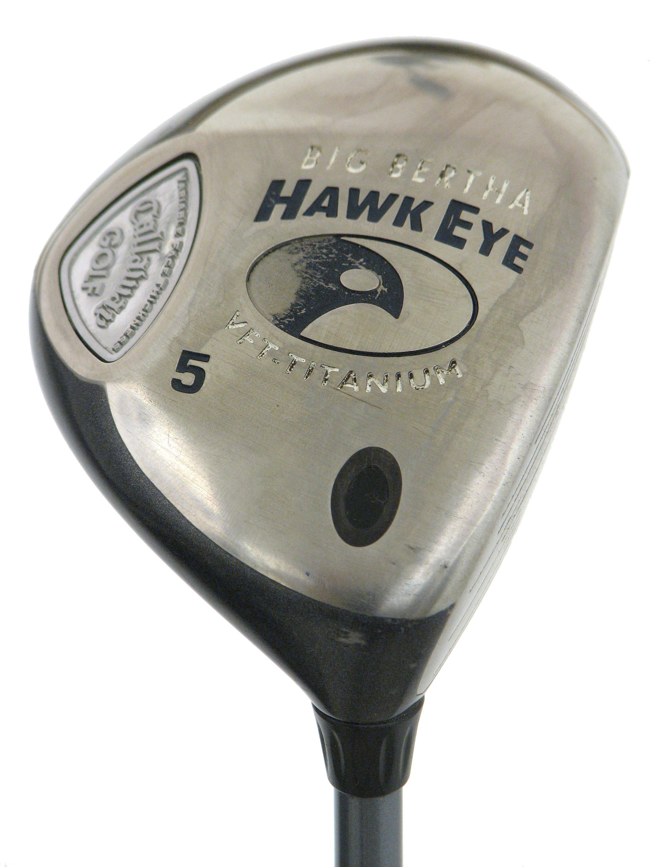 Callaway HAWK EYE VFT TITANIUM Fairway Wood Women - Callaway Big Bertha Gems 50 Shaft - 5 Wood - Right Handed - Ladies Flex - Standard Length - 18 Loft - Standard Lie Angle - Woman - Acceptable